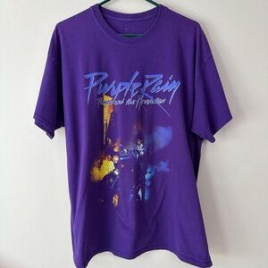 Prince and the Revolution PURPLE RAIN XL Short Sleeve Graphic T Shirt Streetwear